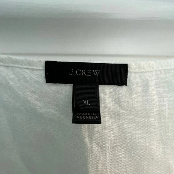 NEW J Crew 100% Linen Beach Coverup - Picture 3 of 7